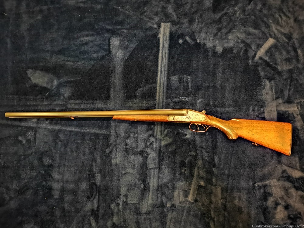 Rare firearm, HUSQVARNA SXS 12 GA Shotgun made in Sweden-Amazing engraving-img-3
