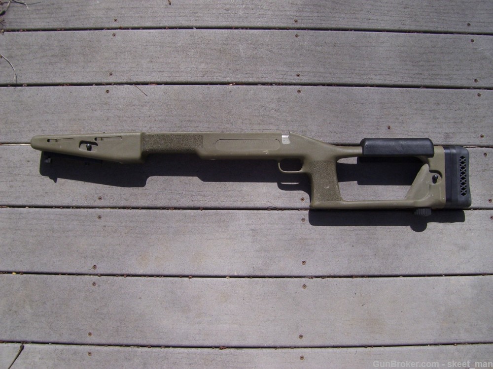 Choate Remington 700 Left Hand Long Action Sniper Stock OD Green ADL-img-0