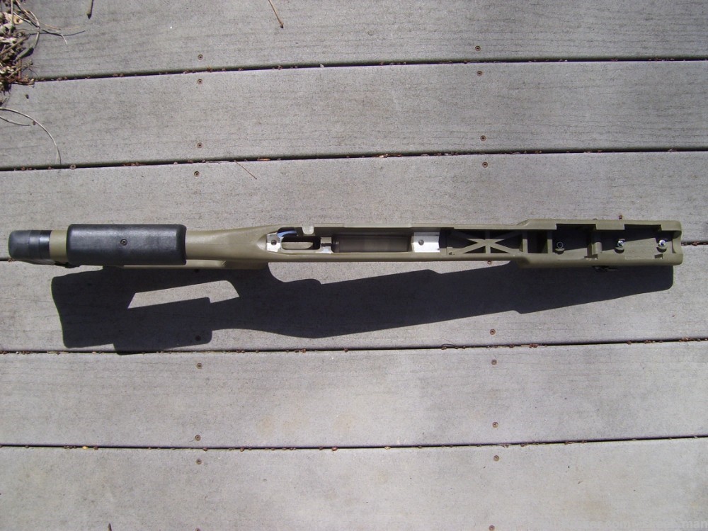 Choate Remington 700 Left Hand Long Action Sniper Stock OD Green ADL-img-2
