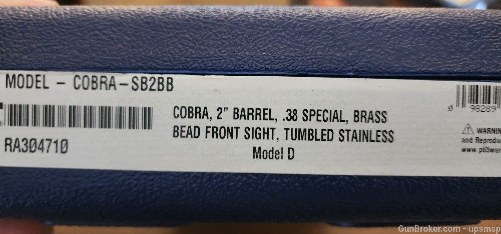 COLT COBRA REVOLVER 38 SPECIAL +P    COBRA-SB2BB-img-9