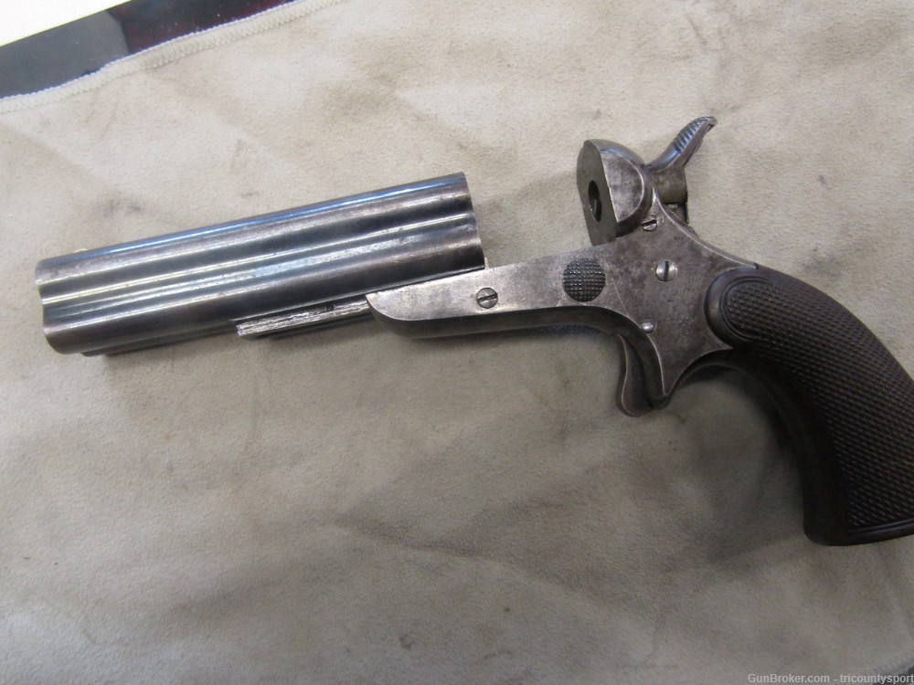 USED Sharps & Hankins Breechloading Pepperbox 32 caliber in Fine shape-img-0
