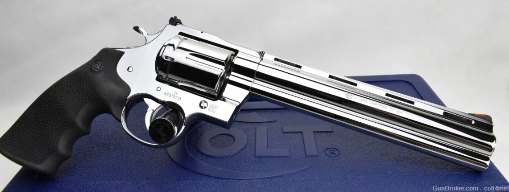BRIGHT STAINLESS POLISHED Colt Anaconda .44 mag SP8RTS - BRAND NEW -img-22