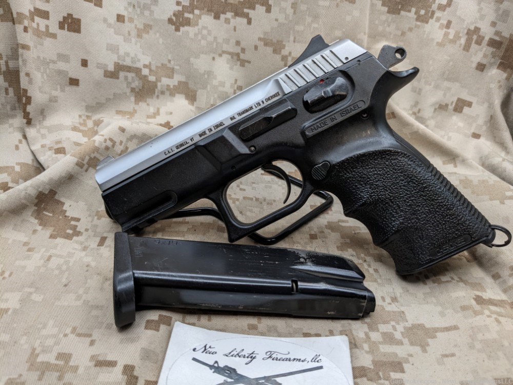 BUL Cherokee 9mm Pistol, CZ 75 style polymer frame, 1-17rd magazine, USED-img-2