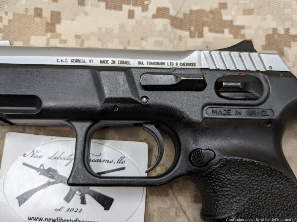 BUL Cherokee 9mm Pistol, CZ 75 style polymer frame, 1-17rd magazine, USED-img-3