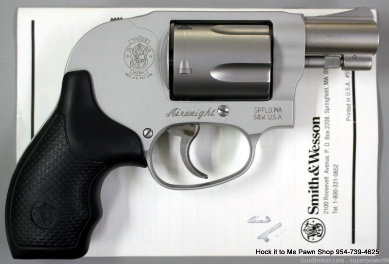 Smith & Wesson 638-3 Airweight 38 Spl.+ P 5 Shot 1.88" Revolver-img-0
