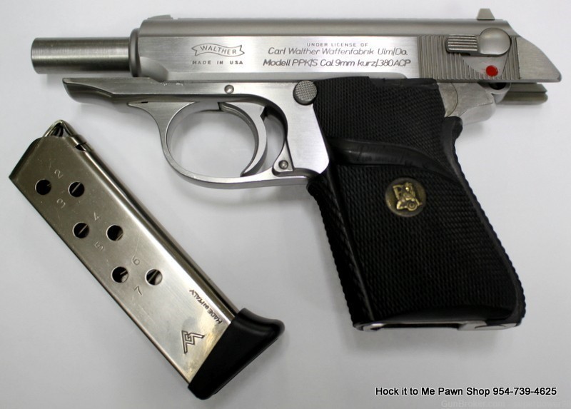Walther PPK/S .380 ACP 3.3in 7rd Stainless Steel Pistol-img-10