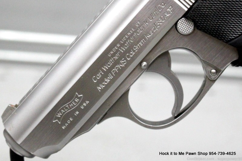 Walther PPK/S .380 ACP 3.3in 7rd Stainless Steel Pistol-img-2