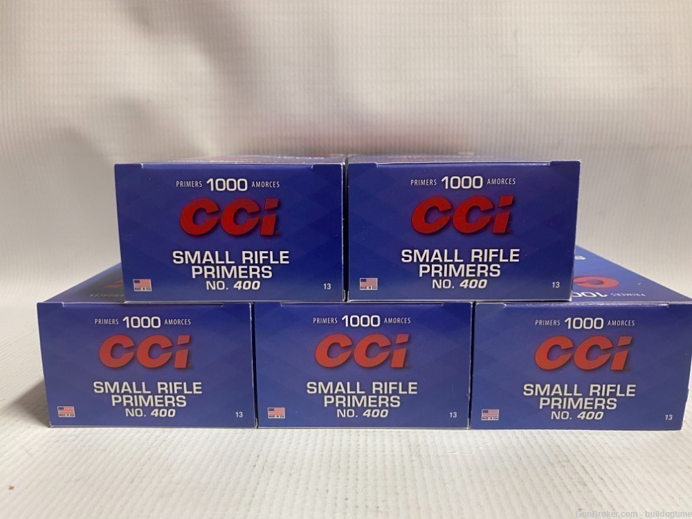 CCI #400 Small Rifle Primers Case Of 5000-img-0