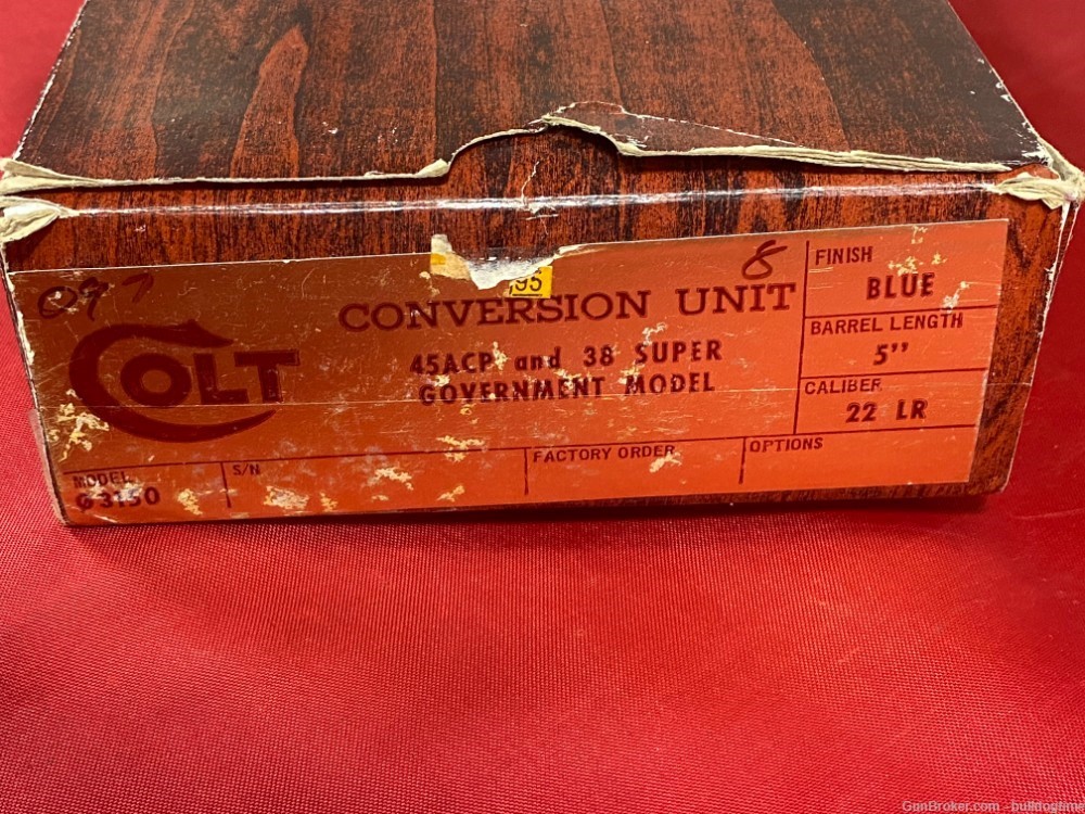 Colt 1911 Government Model Conversion Unit 5" 22LR In Excellent Condition-img-8