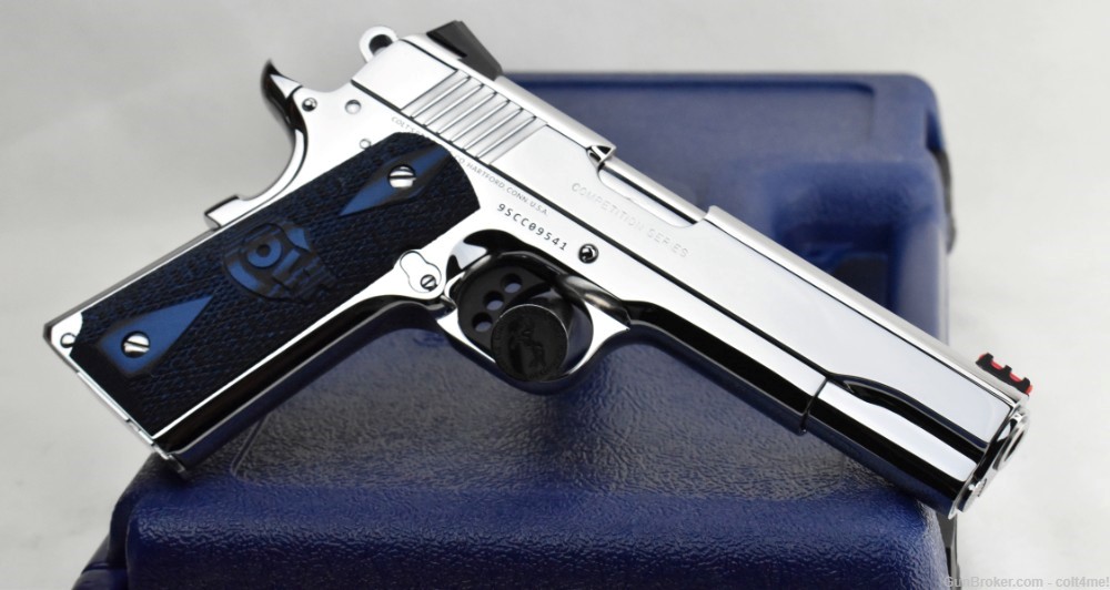 BRIGHT STAINLESS Colt Competition 9mm Model O1072CCS - NEW 1911-img-8