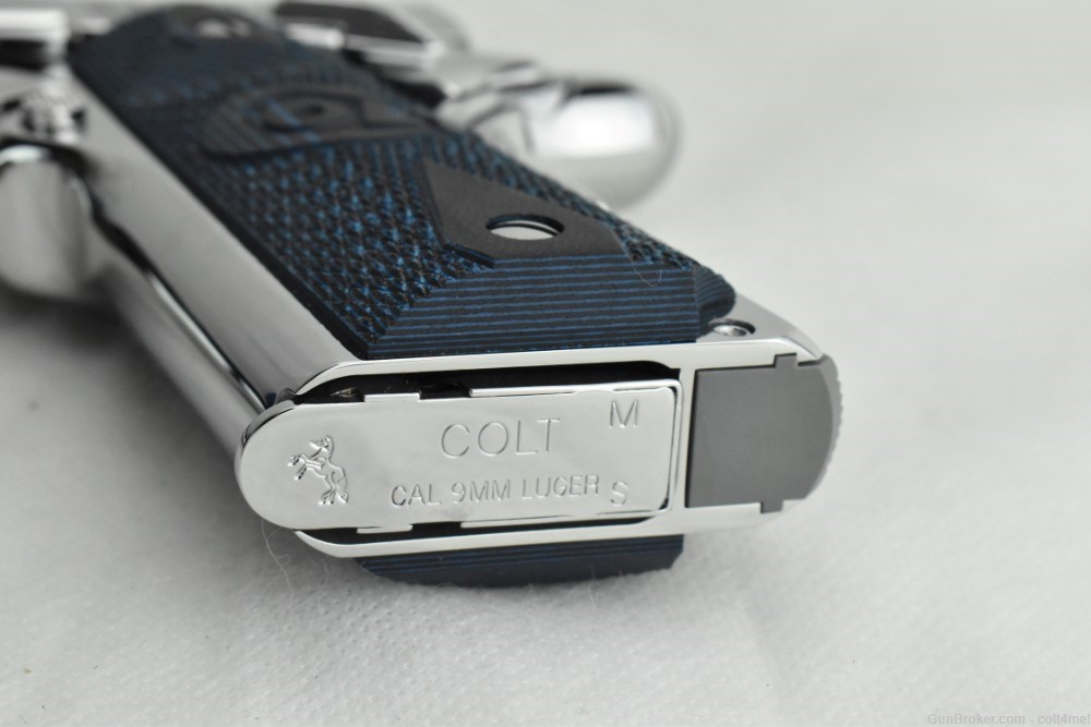 BRIGHT STAINLESS Colt Competition 9mm Model O1072CCS - NEW 1911-img-12
