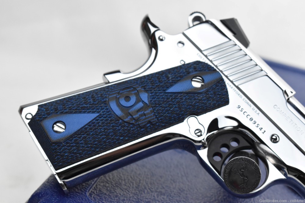 BRIGHT STAINLESS Colt Competition 9mm Model O1072CCS - NEW 1911-img-10