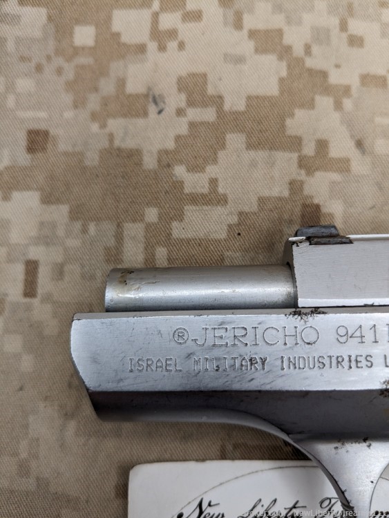 IMI Jericho 941 FS Pistol 9mm DA/SA Pistol 1-16rd Mag USED Good Condition-img-12