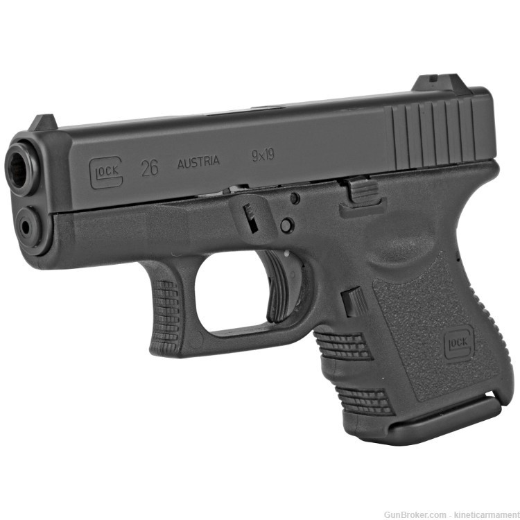 Glock, 26 Gen3, Striker Fired, Semi-automatic, Sub-Compact-img-2