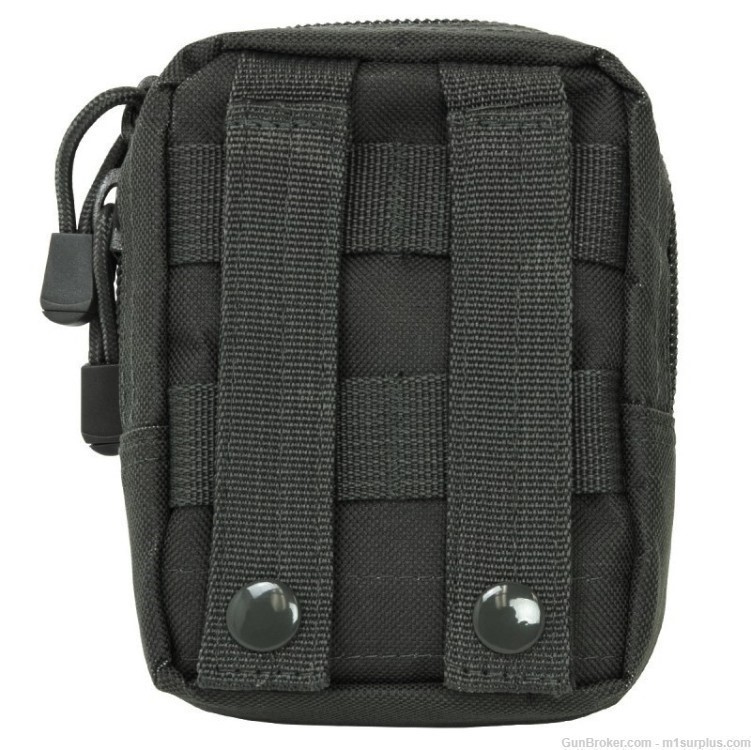 Concealed Carry Black Molle Gun Pouch For Kel-Tec P3AT Kahr P380 Pistols -img-1