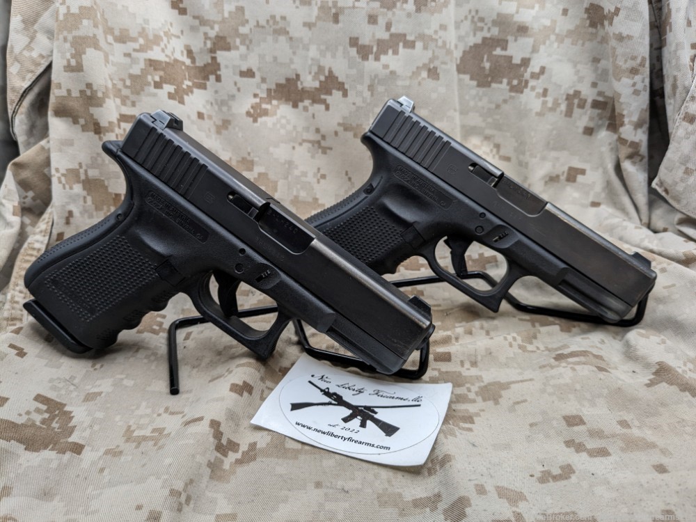 Glock 23 Gen 4 Pistol .40 S&W Police Trade In G23 Consecutive Pair-img-1