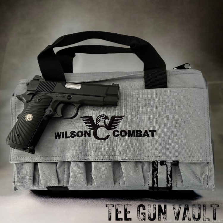 Wilson Combat Tactical Carry Commander Frame 1911 Pistol 45acp Ambi Safety-img-0