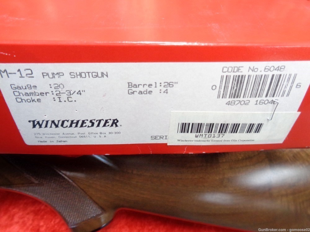 Winchester Model 12 Limited Edition High Grade 4 20 Red Box NIB WE TRADE!-img-14