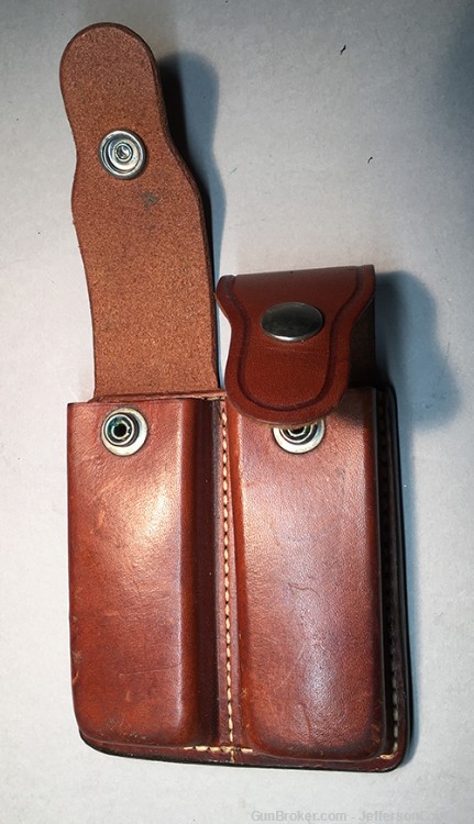 Bianchi Model #20-C Genuine Leather .45 ACP dual magazine holster-img-2