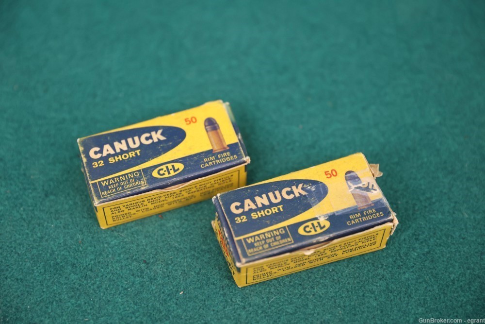 Canuck 32 Short Rimfire ammo 2 boxes .32 RF-img-0