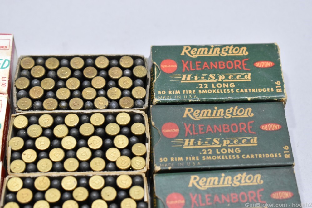 14 Boxes 643 Rds Vintage Remington 22 L LONG Rimfire Ammunition -img-5