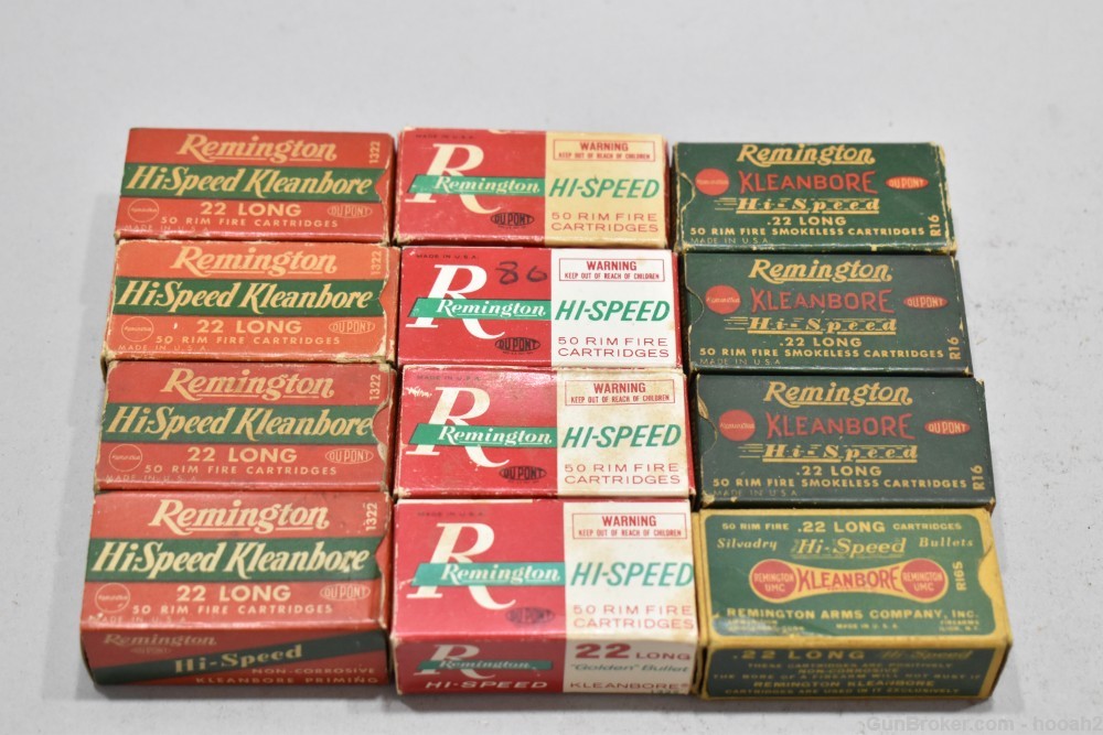 14 Boxes 643 Rds Vintage Remington 22 L LONG Rimfire Ammunition -img-13