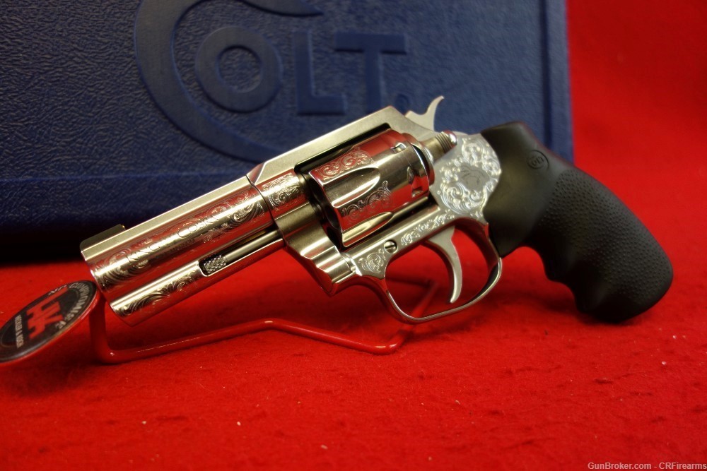 ENGRAVED COLT KING COBRA 357MAG SS 3" 357 Magnum | 38 Special-img-1