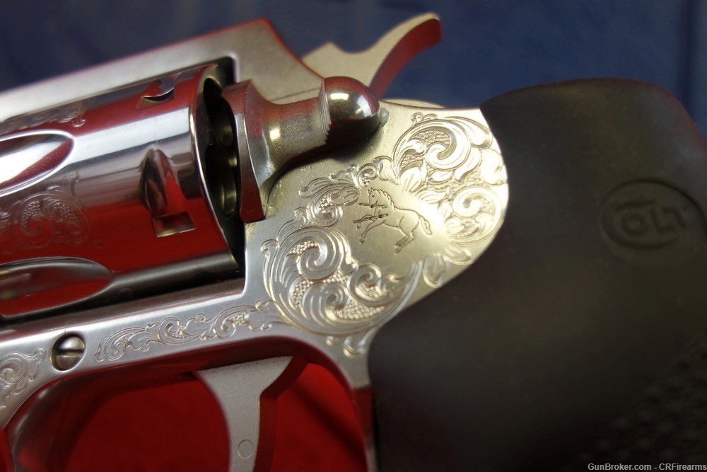 ENGRAVED COLT KING COBRA 357MAG SS 3" 357 Magnum | 38 Special-img-5