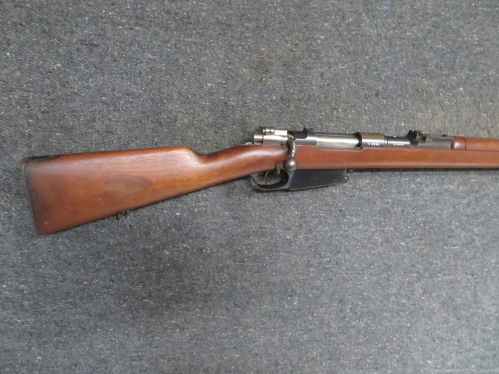 ARGENTINE MODEL1891 MAUSER RIFLE IN 7.65mm CALIBER- ALL MATCHING-img-1