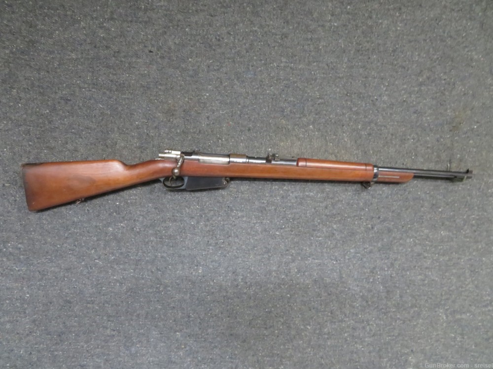 ARGENTINE MODEL1891 MAUSER RIFLE IN 7.65mm CALIBER- ALL MATCHING-img-0