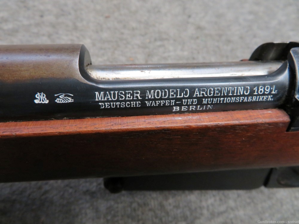ARGENTINE MODEL1891 MAUSER RIFLE IN 7.65mm CALIBER- ALL MATCHING-img-6