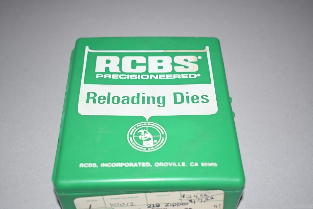 Excellent Uncommon RCBS 219 Zipper From 30-30 Win Case Forming Die Set-img-0