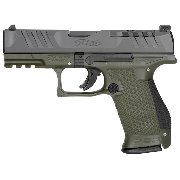 Walther PDP 9MM Compact OR Pistol Black/Green 4 -img-1