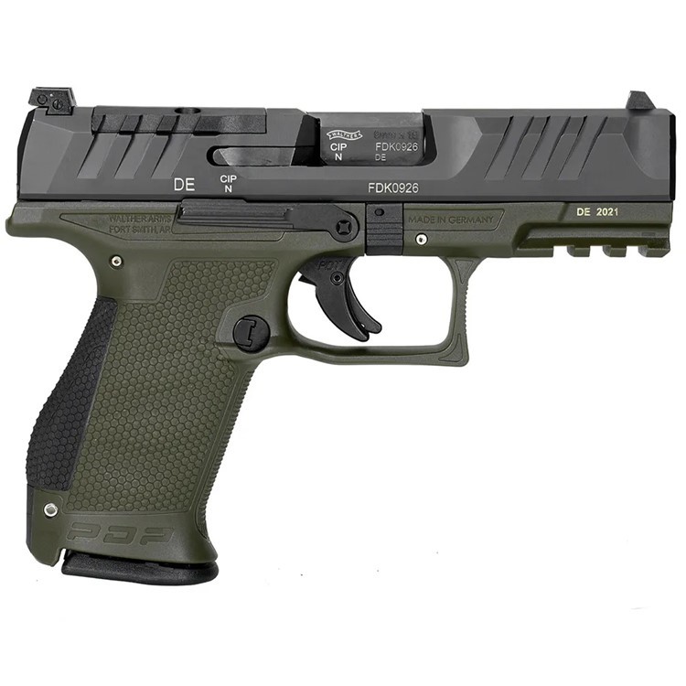 Walther PDP 9MM Compact OR Pistol Black/Green 4 -img-0