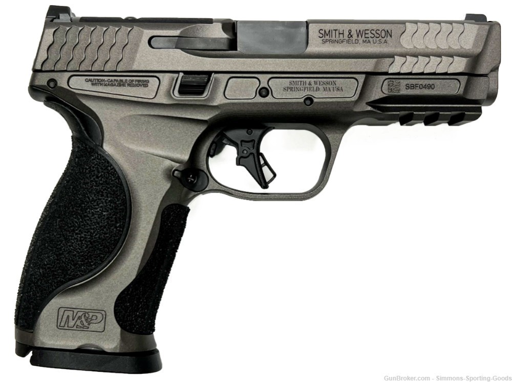 S&W M&P9 M2.0 (13194) 4.25" 9mm 17Rd Semi Auto Pistol - Metal/Black-img-1