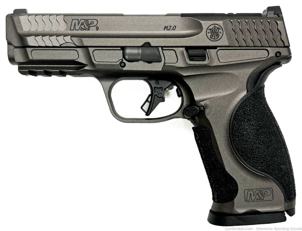 S&W M&P9 M2.0 (13194) 4.25" 9mm 17Rd Semi Auto Pistol - Metal/Black-img-0