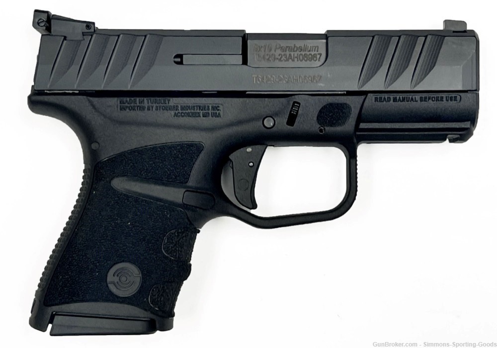 Stoeger STR-9MC (31766) 3.1" 9mm 11Rd/13Rd Semi Auto Pistol - Black-img-1