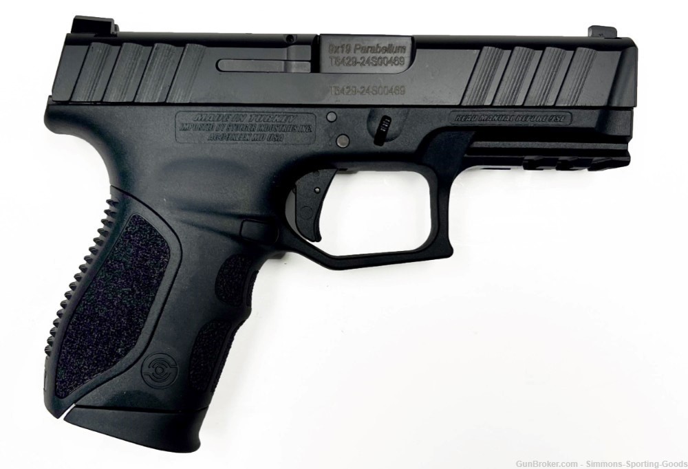 Stoeger STR-9C (31730) 3.8" 9mm 13Rd Semi Auto Pistol - Black-img-1