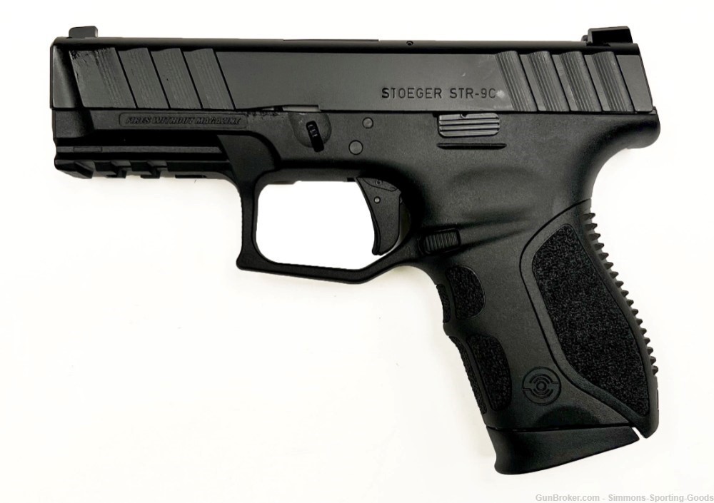 Stoeger STR-9C (31730) 3.8" 9mm 13Rd Semi Auto Pistol - Black-img-0