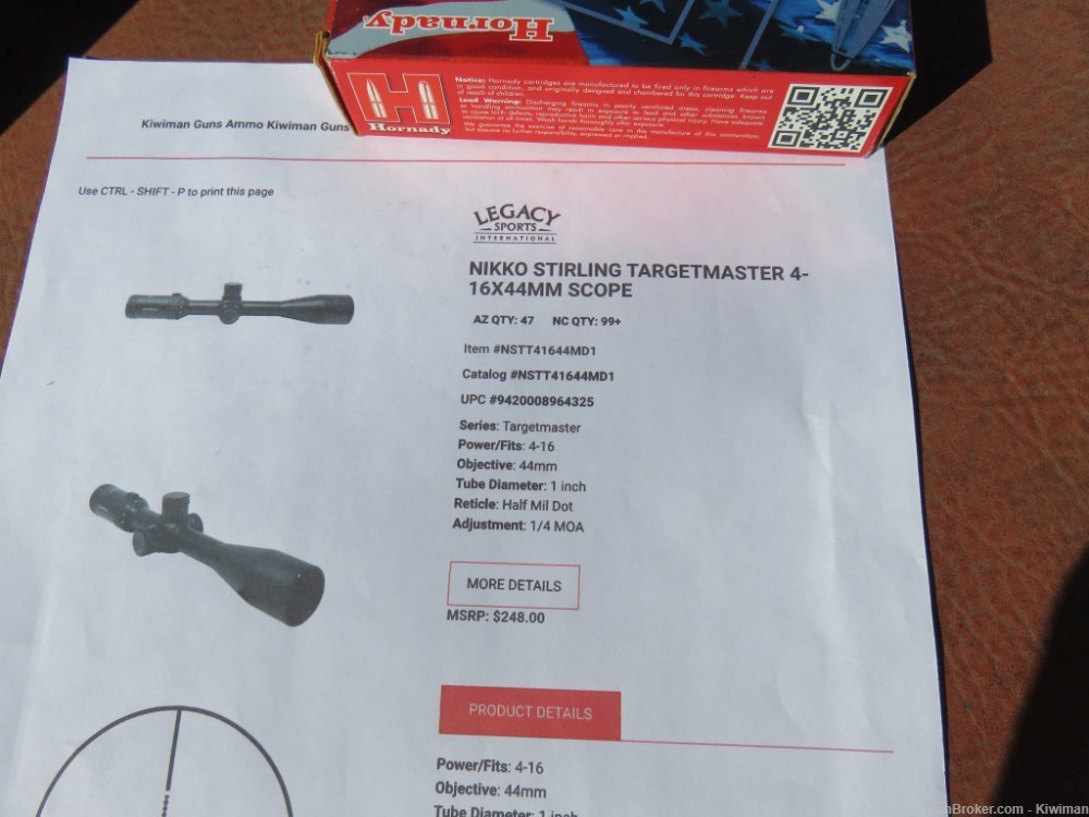 NIB.Howa M1500 .223 Rem. TargetMaster 6-18x44 Scope Custom Brake + Extras-img-10