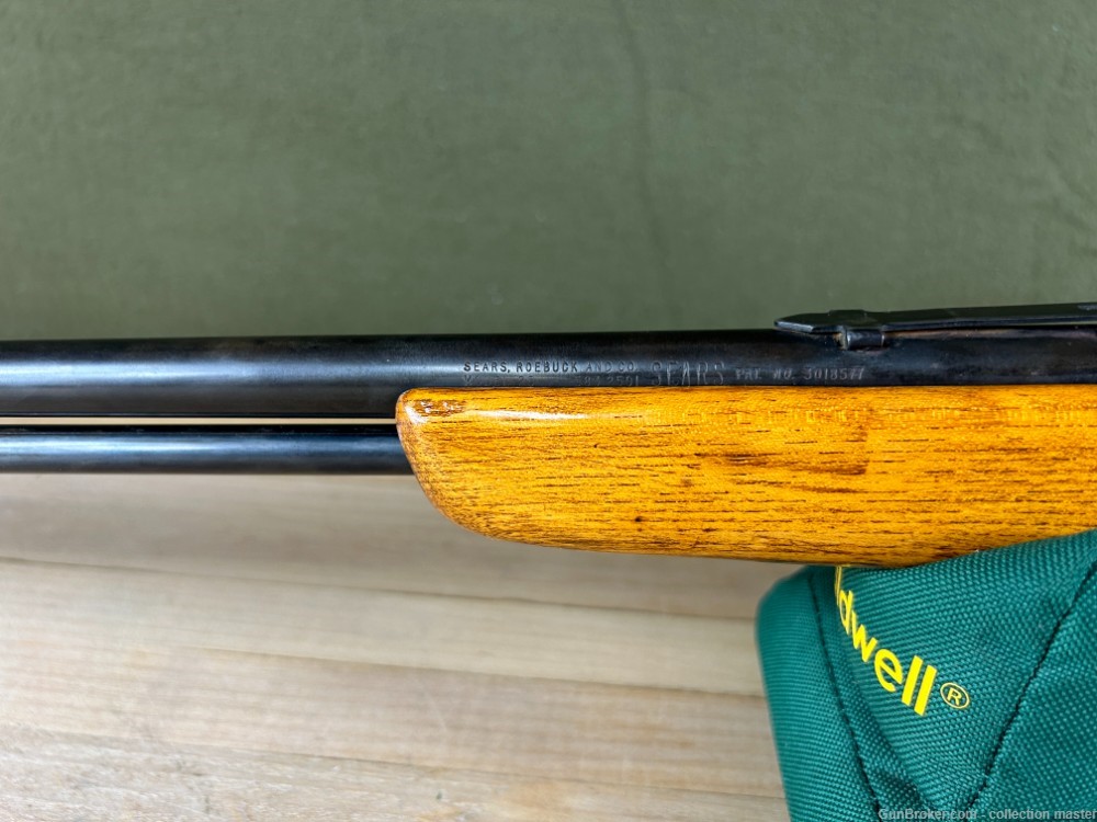 Sears Roebuck & Co. Model 25 Gill Rifle .22 LR Semi Auto 22" Barrel Used -img-5