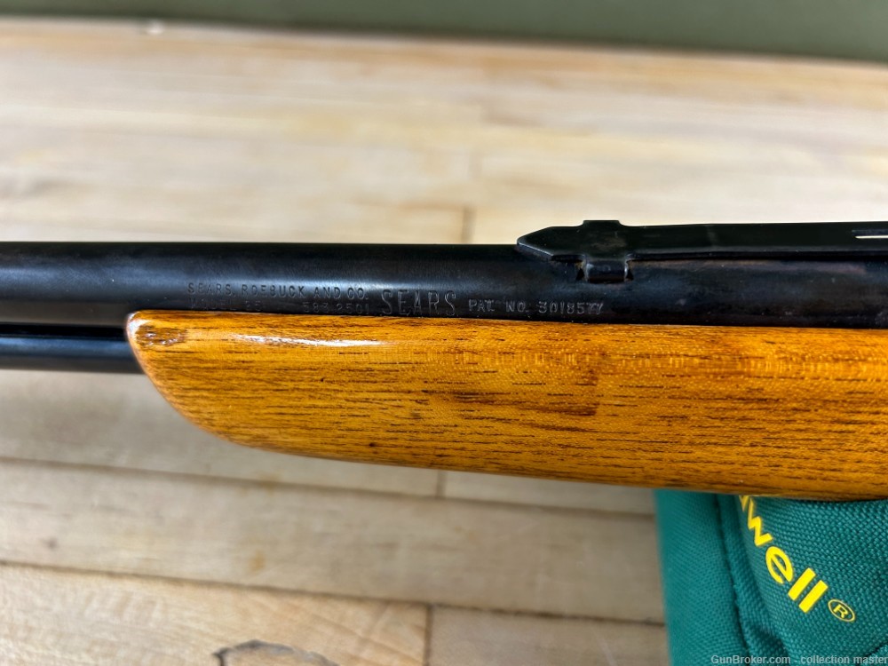 Sears Roebuck & Co. Model 25 Gill Rifle .22 LR Semi Auto 22" Barrel Used -img-13