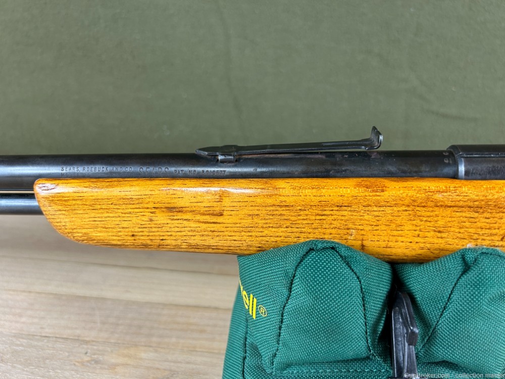 Sears Roebuck & Co. Model 25 Gill Rifle .22 LR Semi Auto 22" Barrel Used -img-6