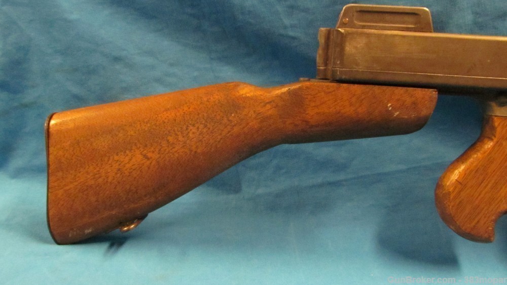 (A) MGC 1921 Thompson SMG Modelgun Corporation Tokyo Japan Blank Firing Gun-img-6