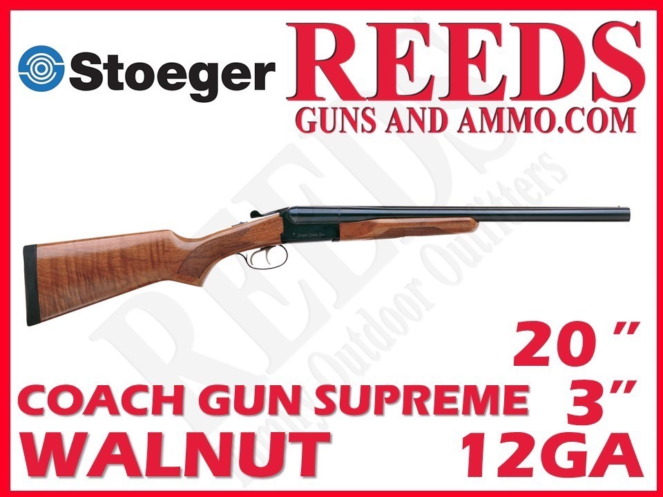 Stoeger Coach Gun Supreme Walnut Blue 12 Ga 3in 20in 31481-img-0