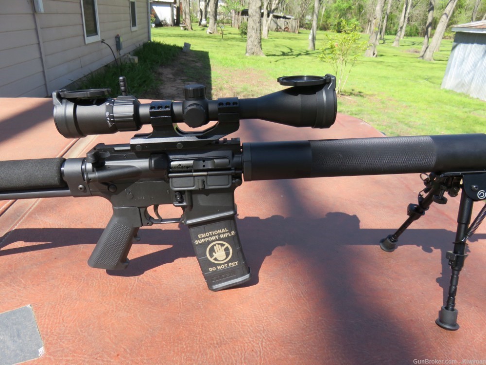 DPMS. Panther Arms .223 Rem New Sig 3-12x44mm Scope and Bipod-img-21