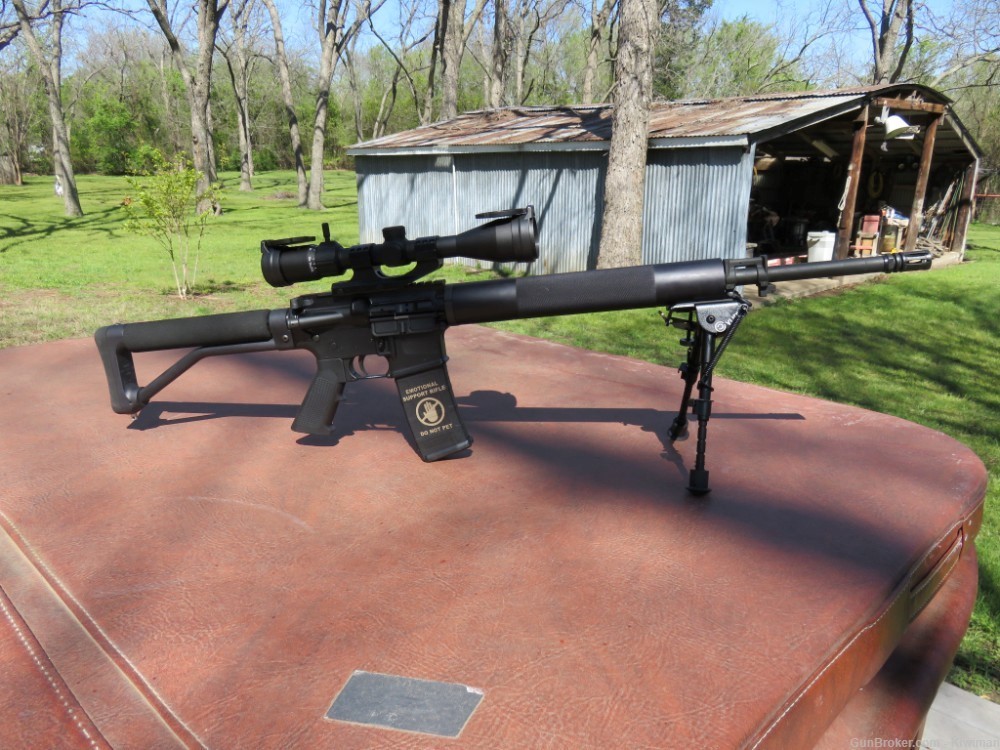 DPMS. Panther Arms .223 Rem New Sig 3-12x44mm Scope and Bipod-img-22