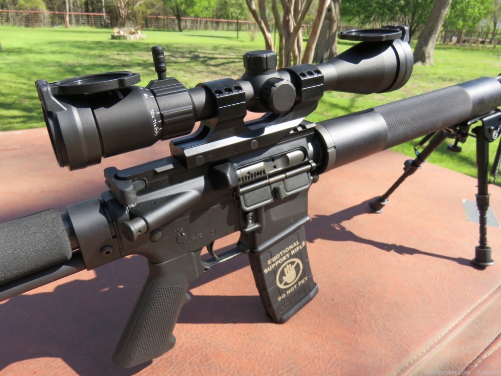 DPMS. Panther Arms .223 Rem New Sig 3-12x44mm Scope and Bipod-img-9