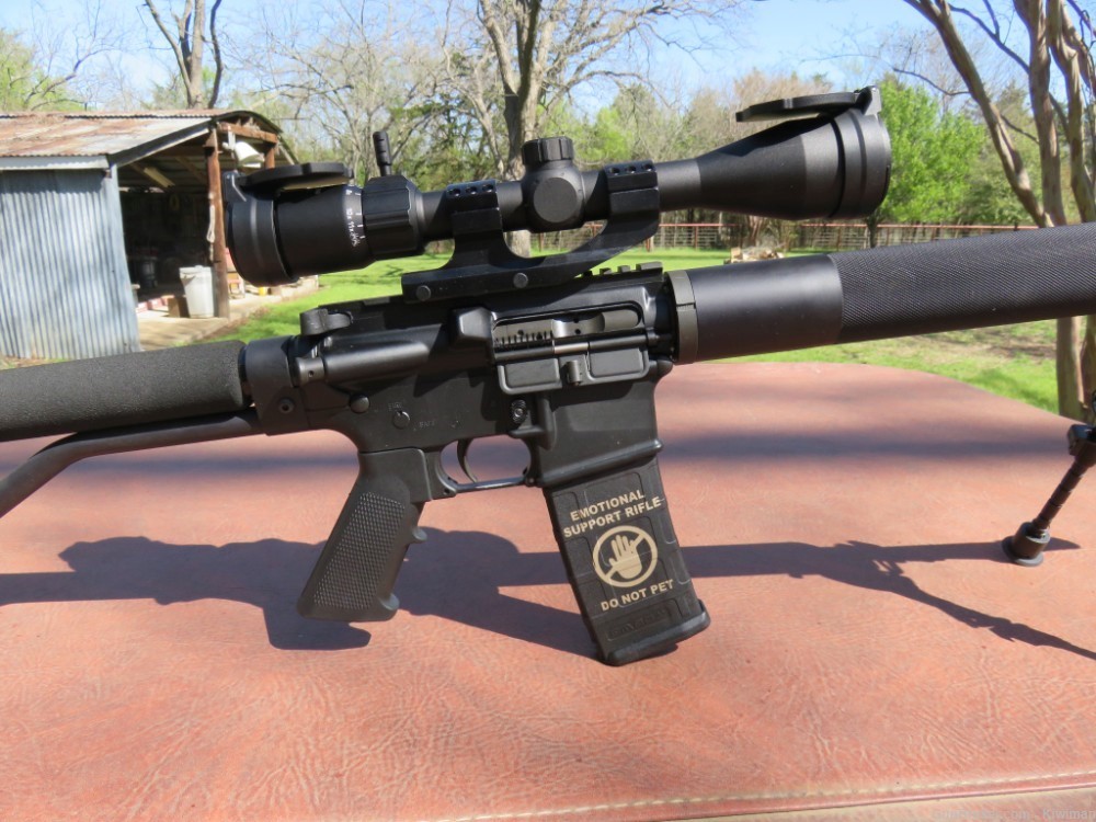 DPMS. Panther Arms .223 Rem New Sig 3-12x44mm Scope and Bipod-img-4