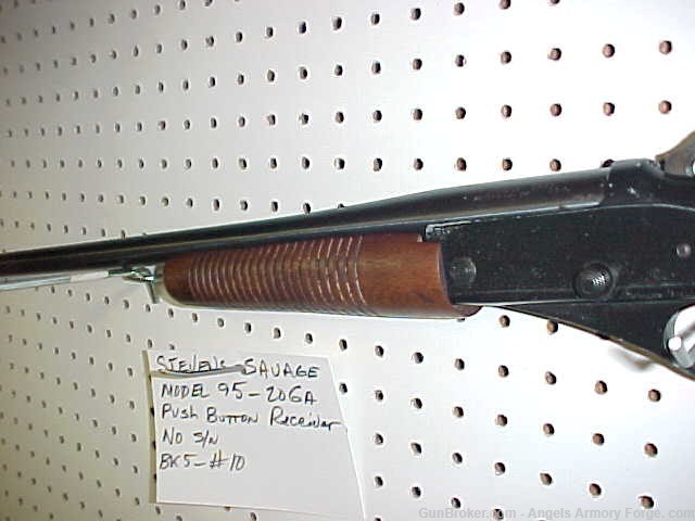 BK#5 Item#11 - Stevens Savage Model 95 - 20 Gage Shotgun-img-4